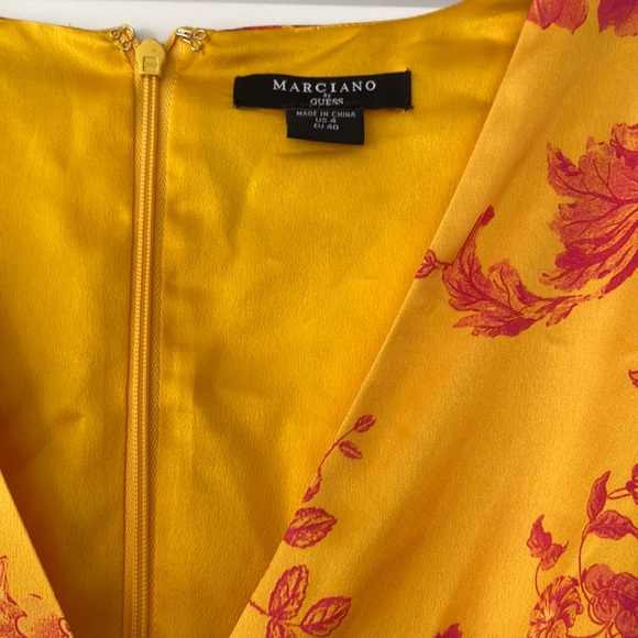 Marciano Silky V-neck Romper with Bell Sleeves - Size S - Picture 9 of 11